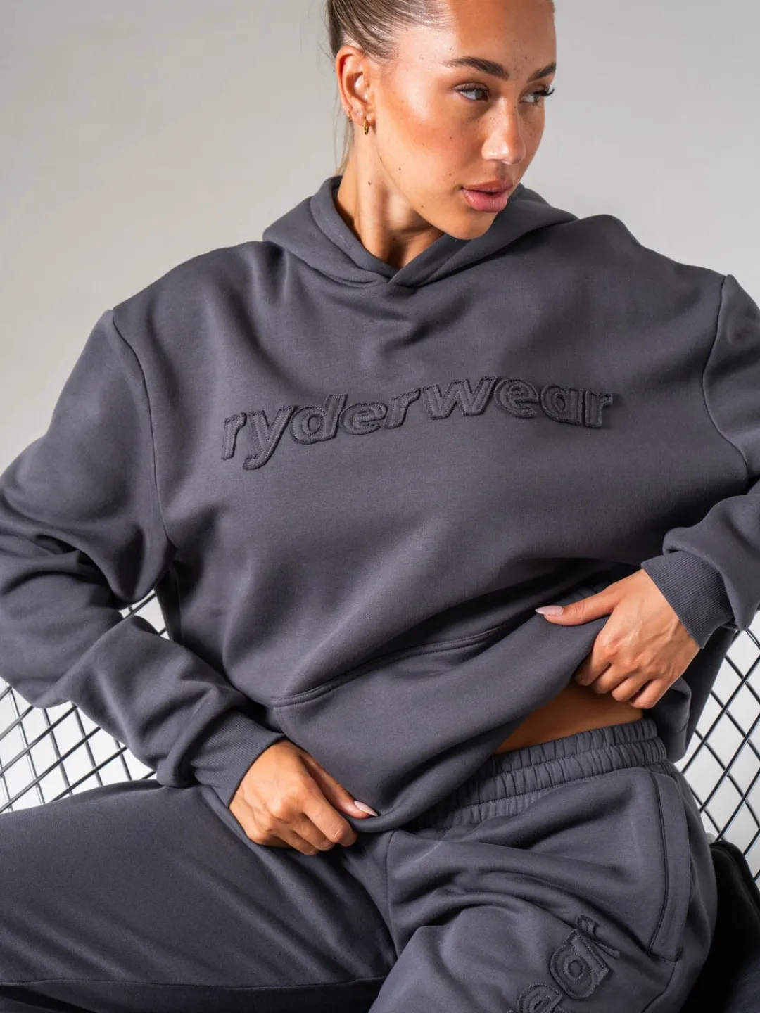Women Ryderwear Appique Hoodie