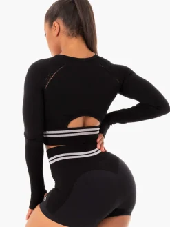 Women Ryderwear Freetye eae ong eeve Crop