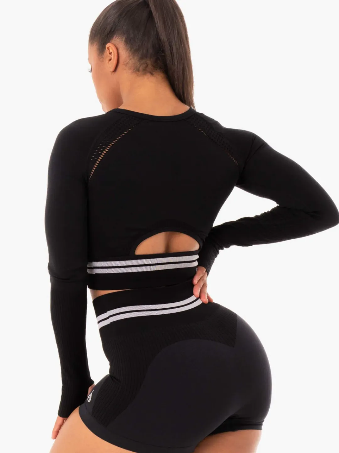 Women Ryderwear Freetye eae ong eeve Crop