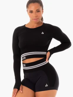 Women Ryderwear Freetye eae ong eeve Crop