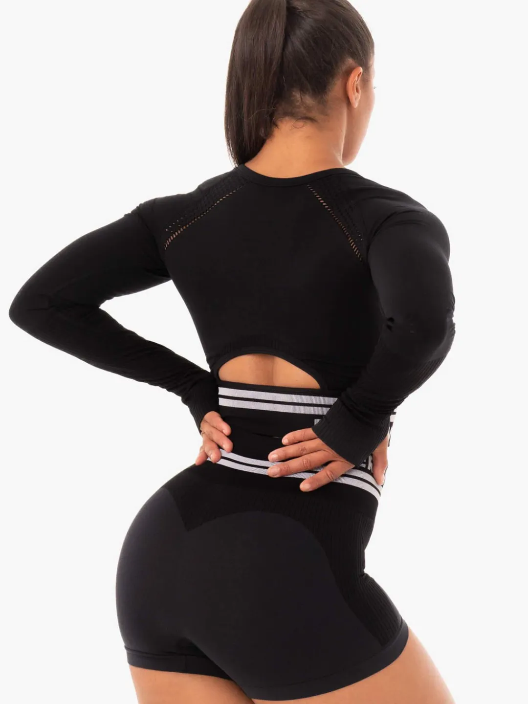 Women Ryderwear Freetye eae ong eeve Crop
