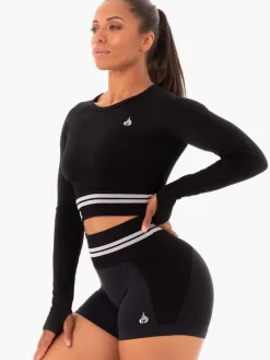 Women Ryderwear Freetye eae ong eeve Crop