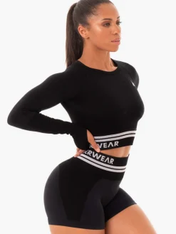 Women Ryderwear Freetye eae ong eeve Crop