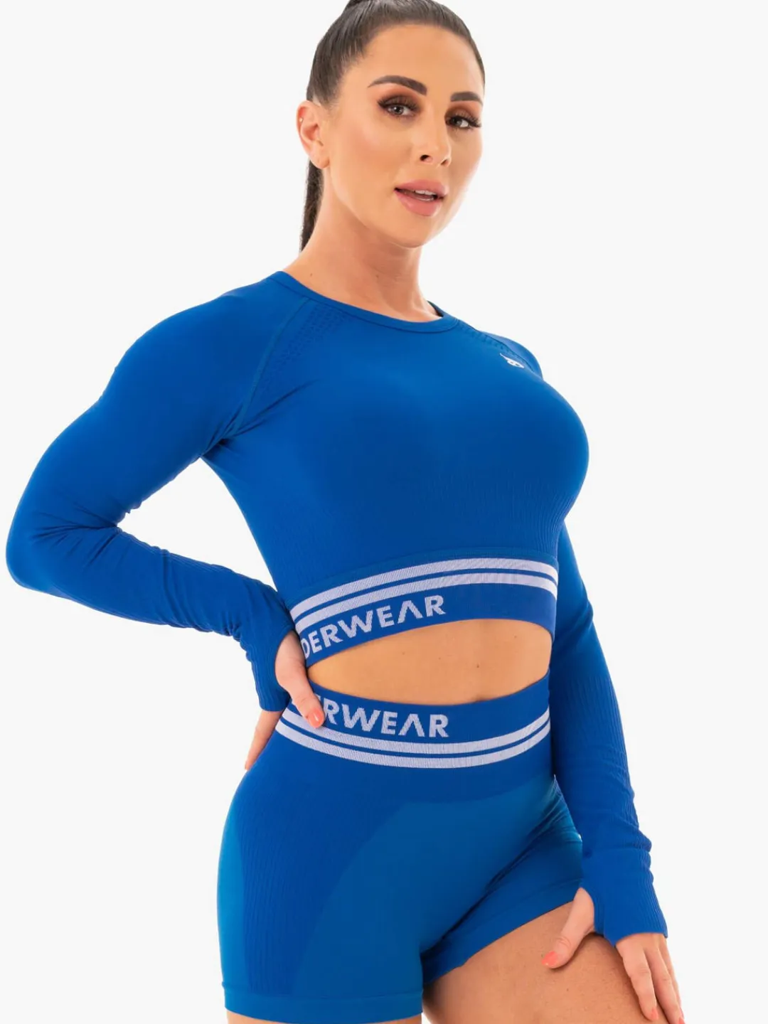 Women Ryderwear Freetye eae ong eeve Crop
