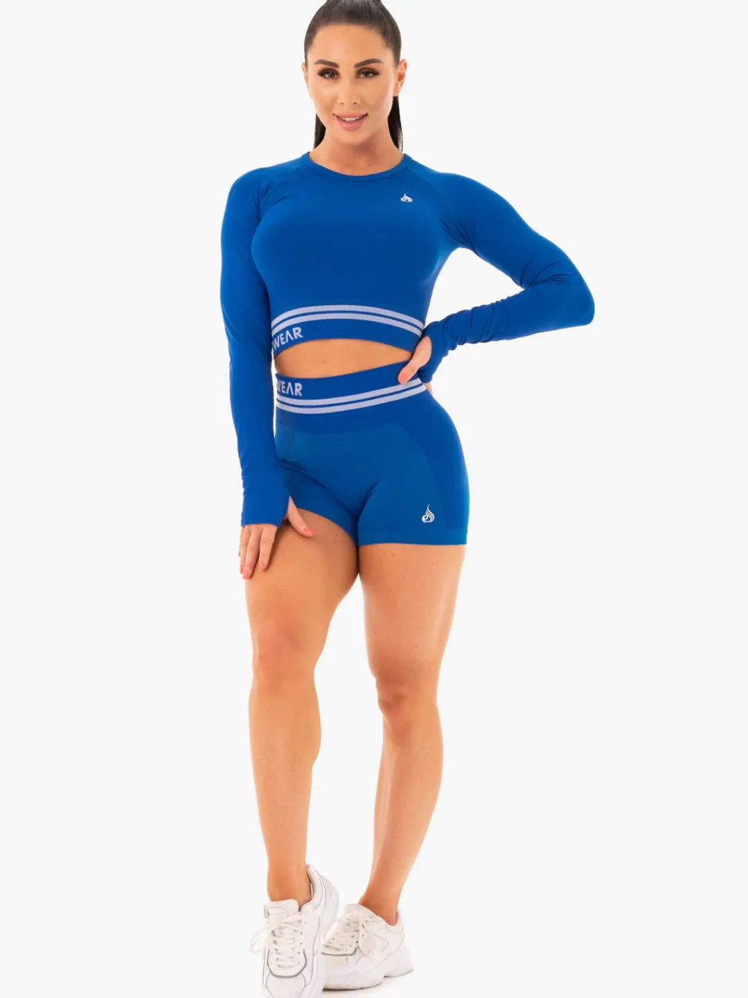 Women Ryderwear Freetye eae ong eeve Crop