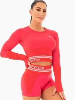 Women Ryderwear Freetye eae ong eeve Crop
