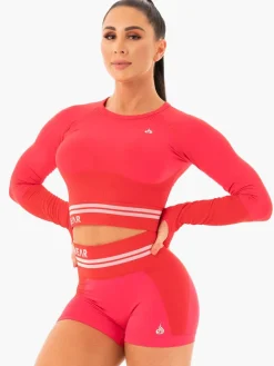 Women Ryderwear Freetye eae ong eeve Crop
