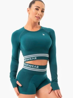 Women Ryderwear Freetye eae ong eeve Crop