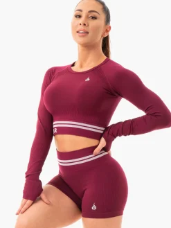 Women Ryderwear Freetye eae ong eeve Crop