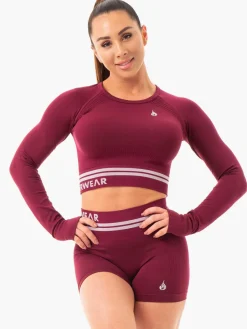 Women Ryderwear Freetye eae ong eeve Crop
