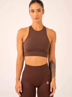 Women Ryderwear ift eae High Neck port Bra