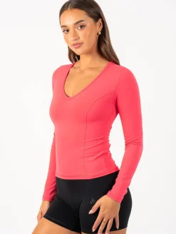 Women Ryderwear NKD Aign ong eeve Training Top