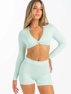 Women Ryderwear NKD Knot ong eeve Top