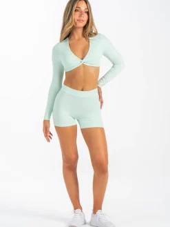 Women Ryderwear NKD Knot ong eeve Top