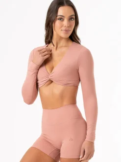 Women Ryderwear NKD Knot ong eeve Top