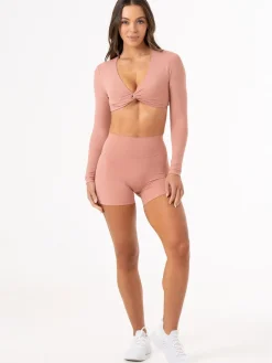 Women Ryderwear NKD Knot ong eeve Top