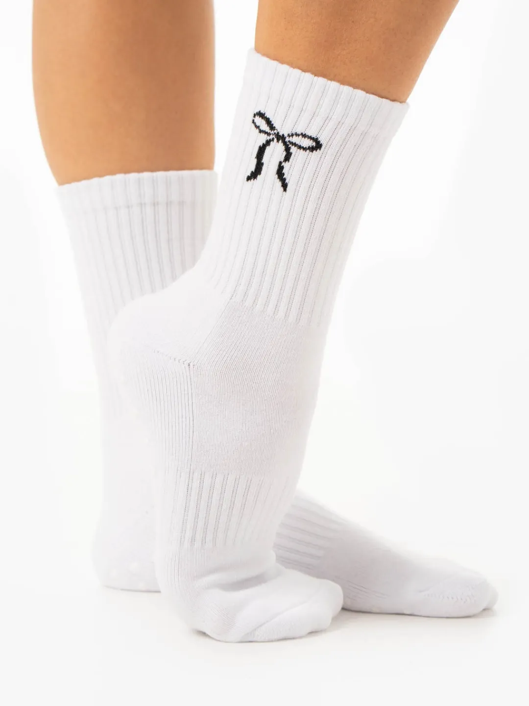 Women Ryderwear Pilates Bow Crew Socks