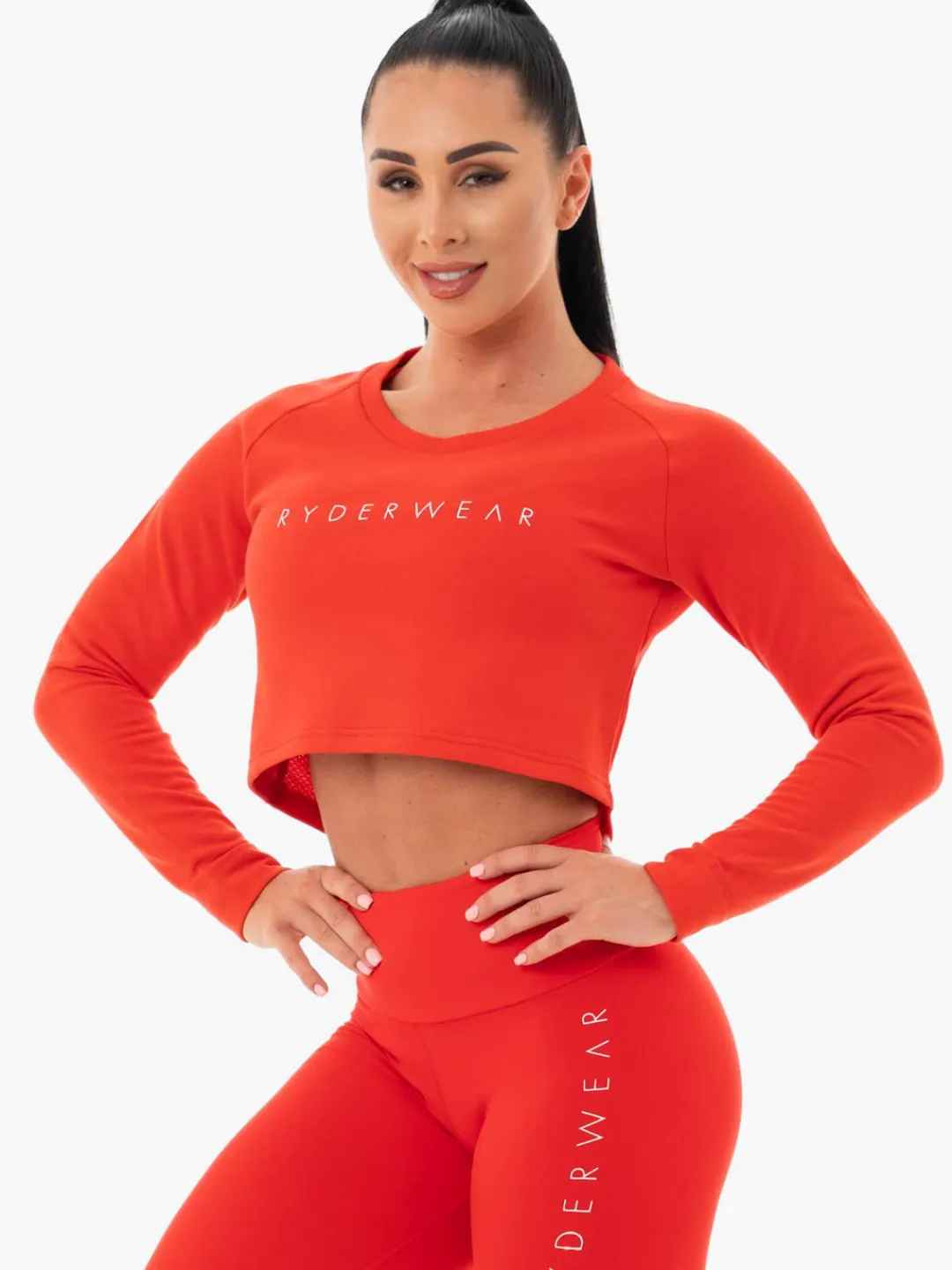 Women Ryderwear tape Cropped weater