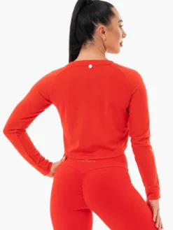 Women Ryderwear tape Cropped weater