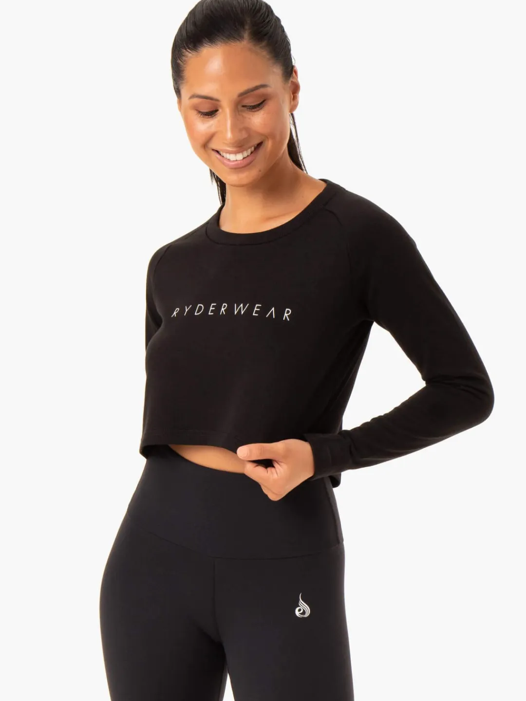 Women Ryderwear tape Cropped weater