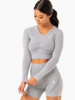 Women Ryderwear tape eae ong eeve Top