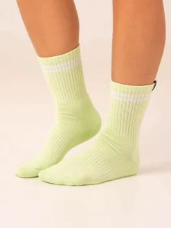 Women Ryderwear Stripe Crew Socks