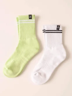 Women Ryderwear Stripe Crew Socks