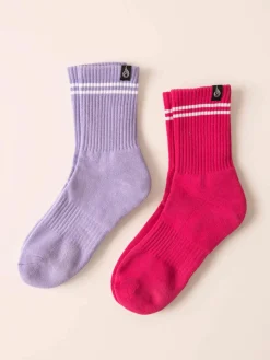 Women Ryderwear Stripe Crew Socks