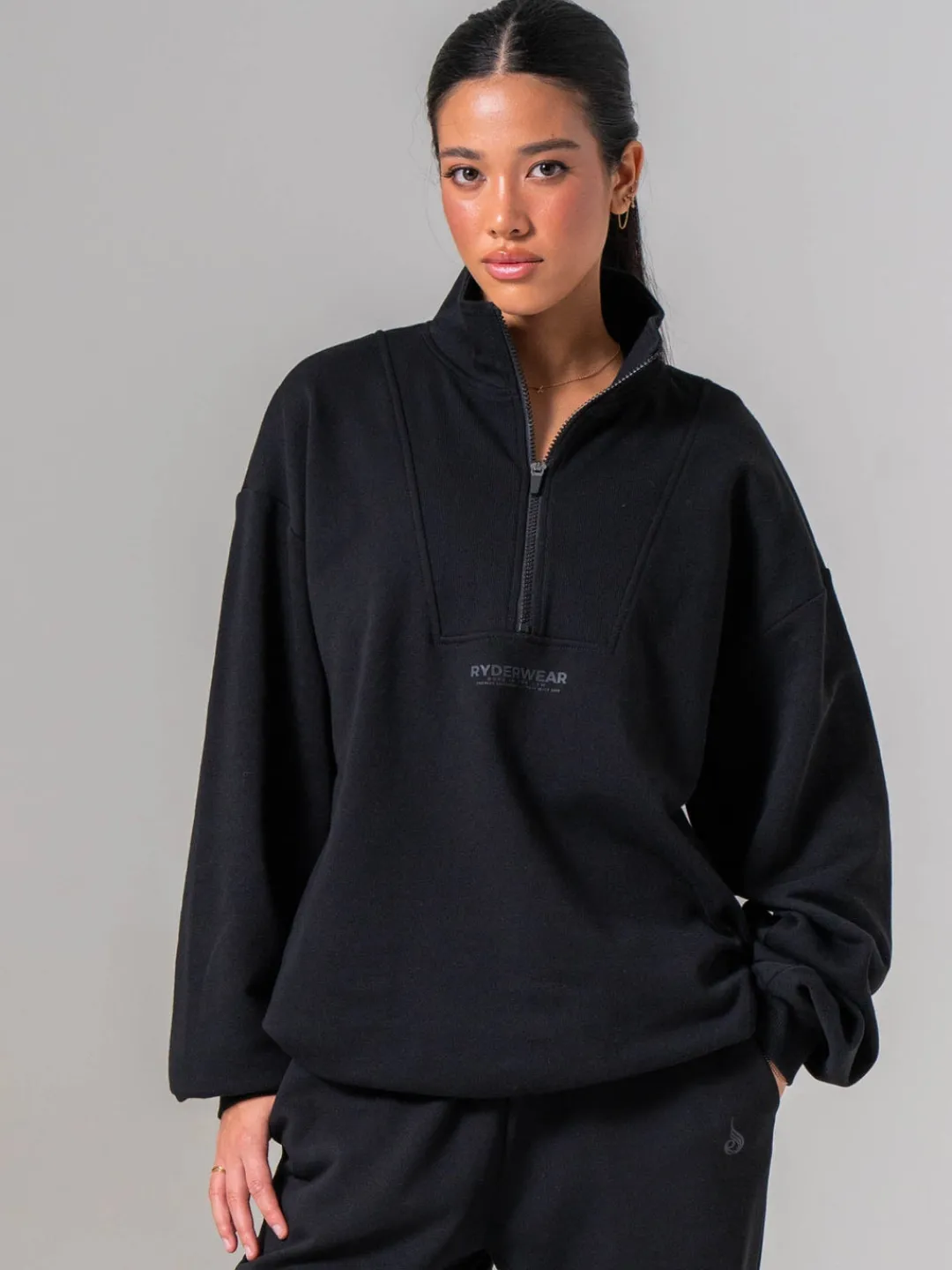Women Ryderwear Uniex Feece Haf Zip
