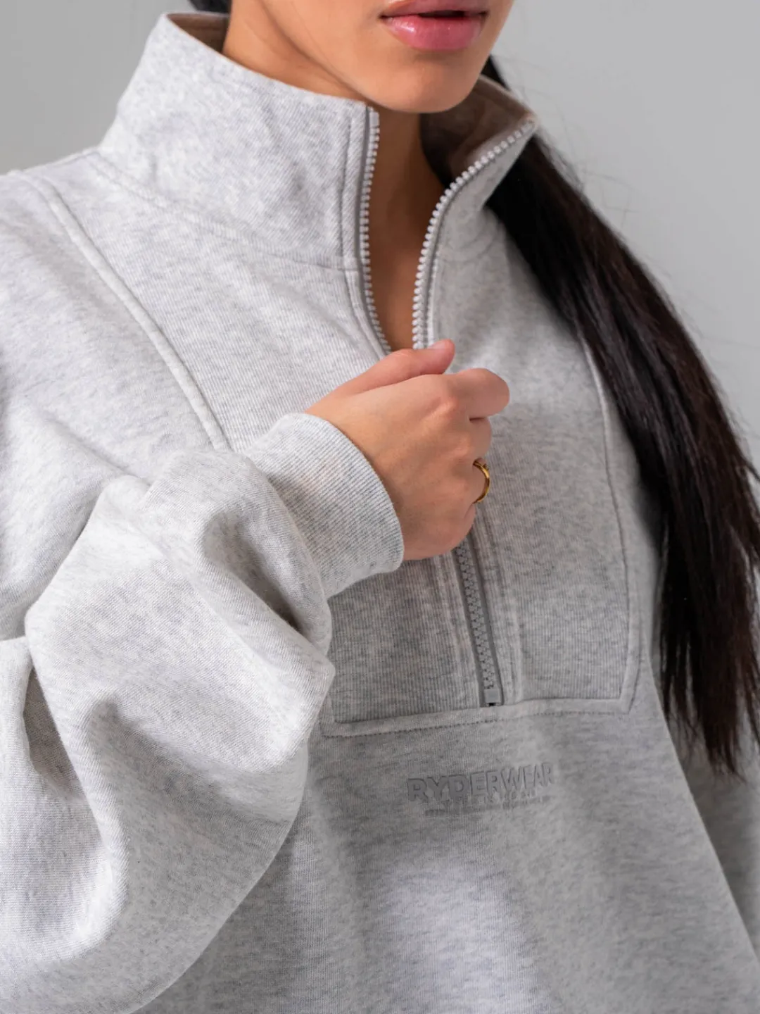 Women Ryderwear Uniex Feece Haf Zip