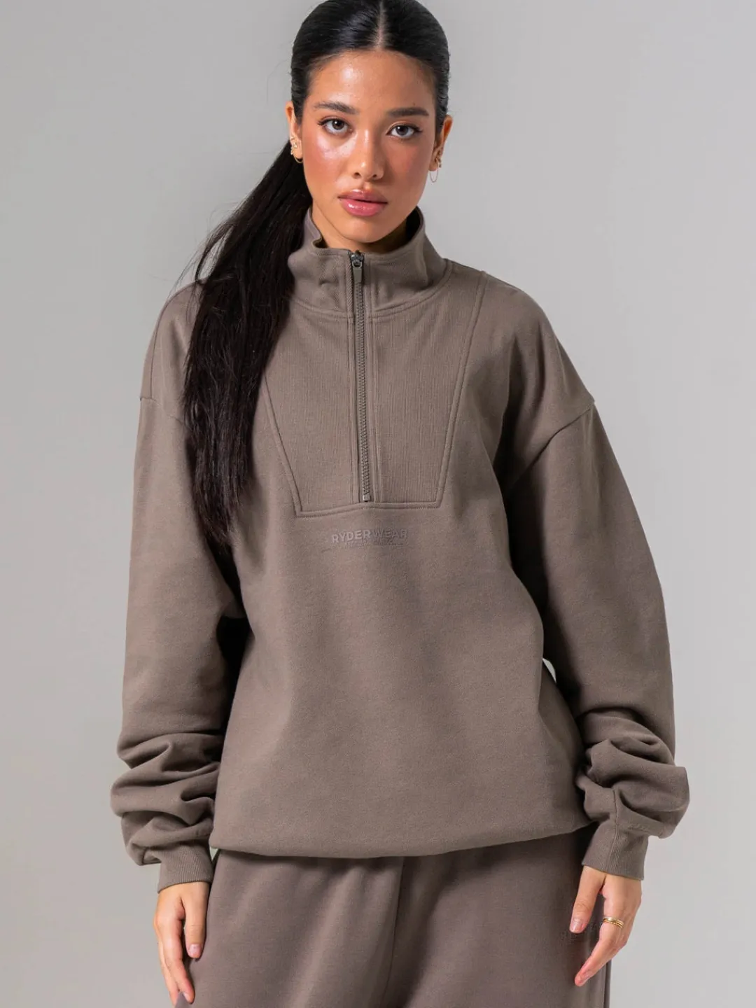 Women Ryderwear Uniex Feece Haf Zip