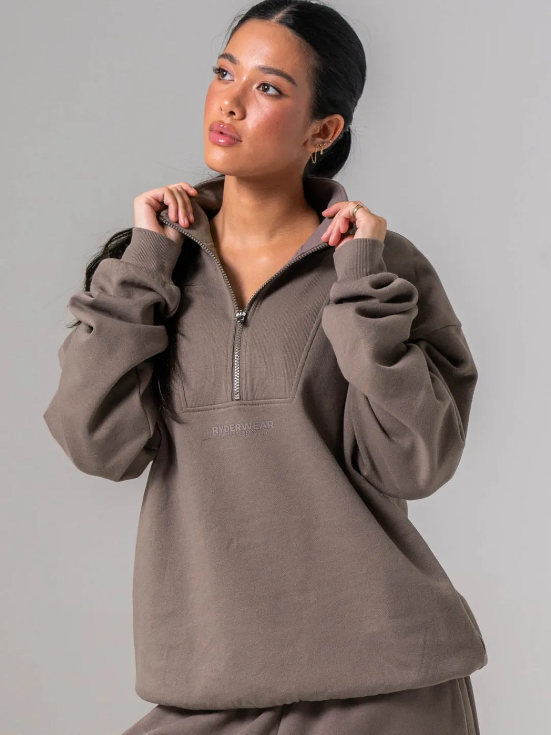 Women Ryderwear Uniex Feece Haf Zip
